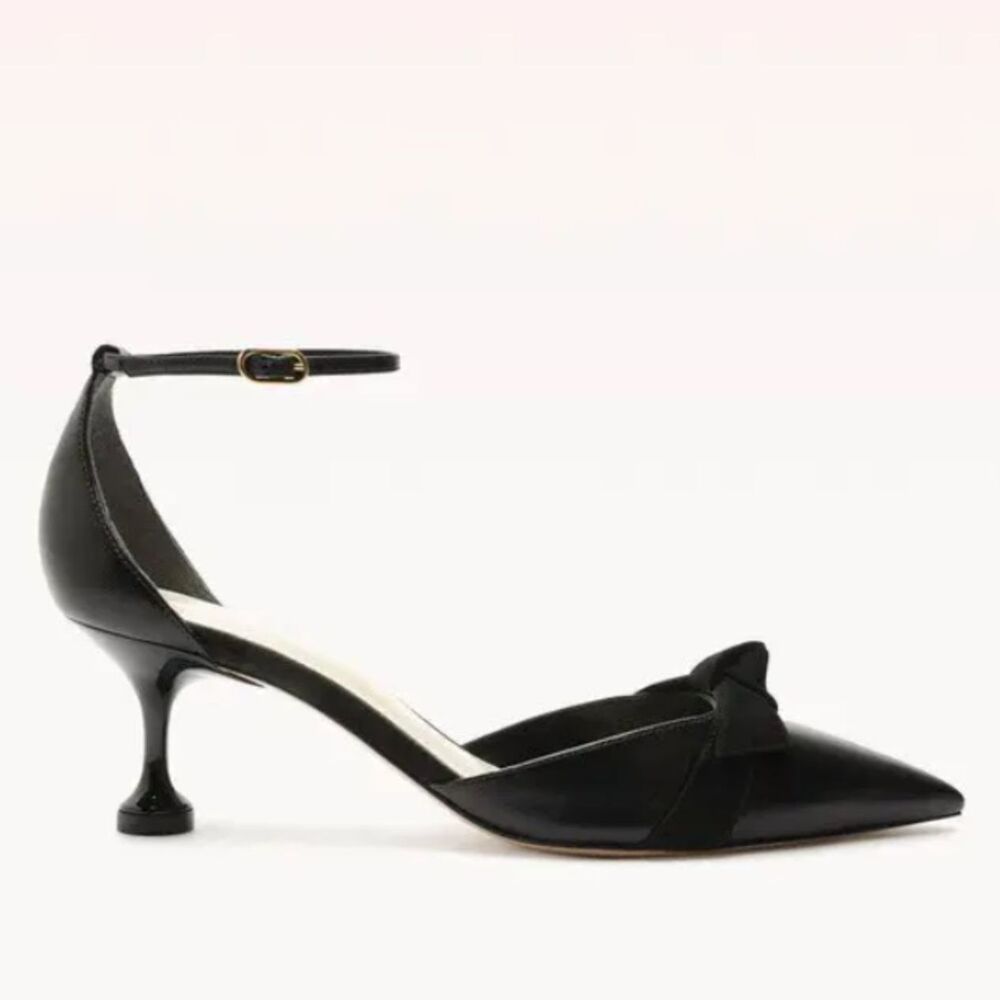 Alexandre Birman Clarita Flare Pump 60 Black Slingback 38/8